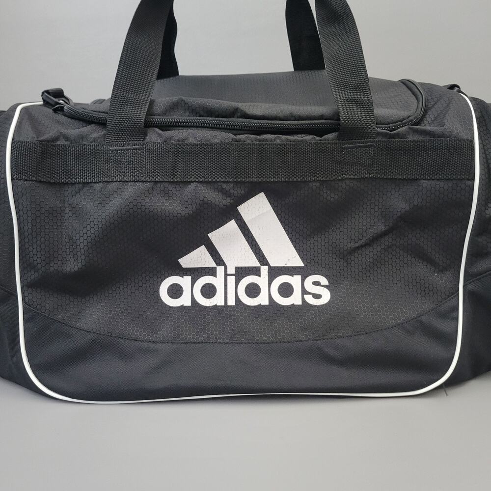 Adidas Defender Duffel Durable Athletic Sports Gym Travel Bag